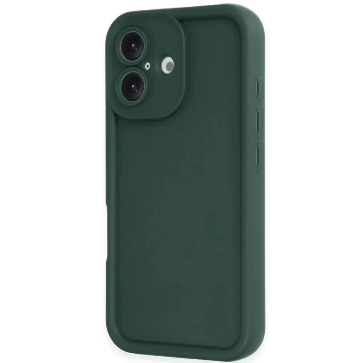 İphone 16 Kılıf Viera Silikon - Koyu Yeşil