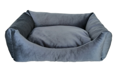 Markapet Tay Tüyü Yumuşak Köpek Yatağı Small 40*50 cm Jaguar Mavi