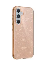 Newface Samsung Galaxy A25 5g Kılıf Glow Kapak - Turuncu