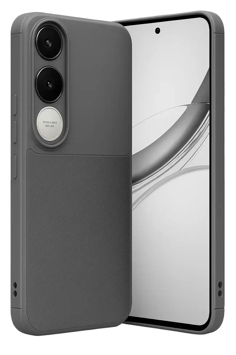 Newface Vivo V50 Lite 4g Auto Focus Karbon Kapak - Gri