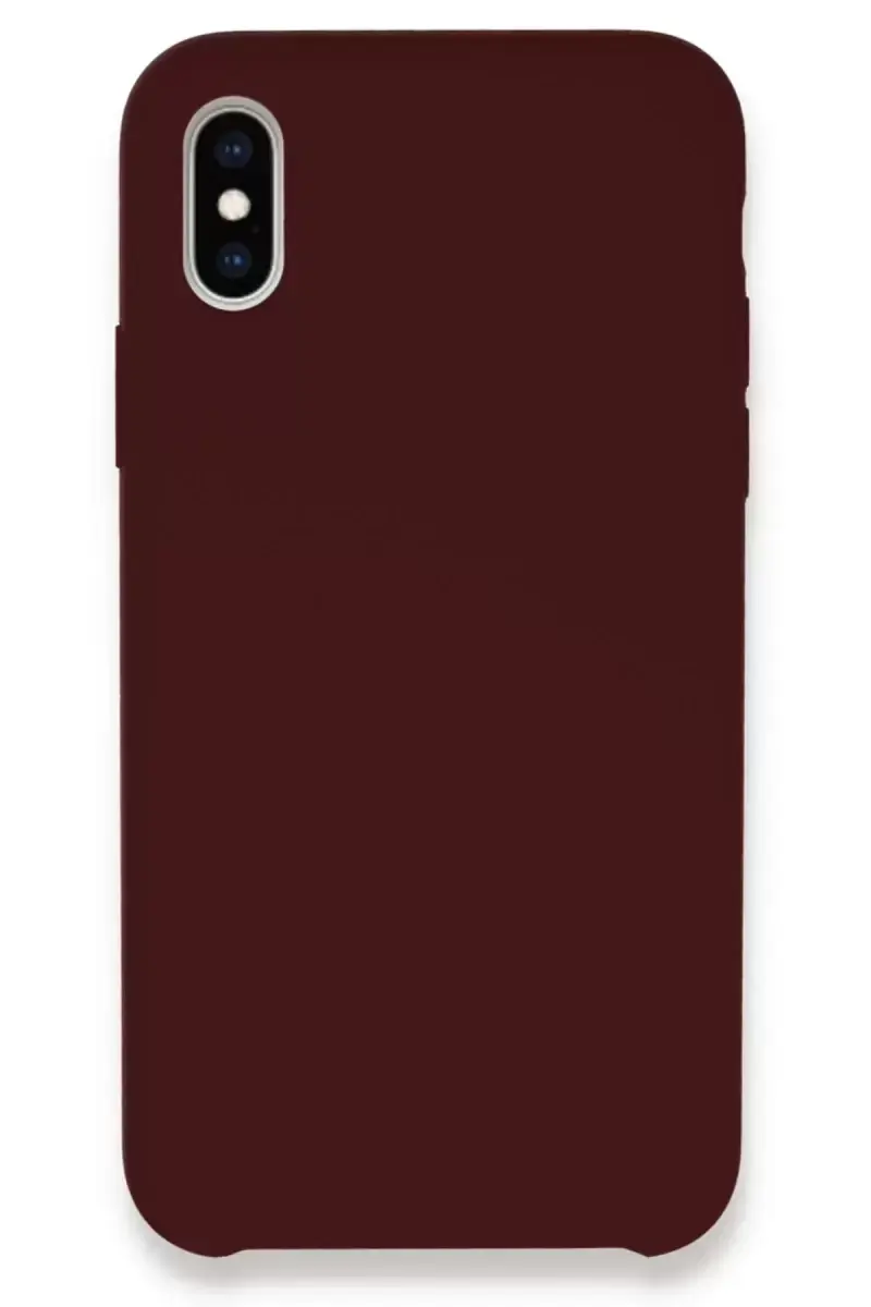 Newface Apple İphone Xs Max Kılıf Lansman Legant Silikon - Bordo