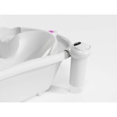 OkBaby Onda Evol Banyo Küveti & Splash Bebek Duşu & Doğal Banyo Süngeri No.10 / Beyaz
