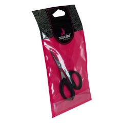 4 '' Makas Ergonomik Saplı Saç Sakal Bıyık Burun Makası Professional