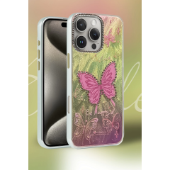 İphone 16 Pro Kılıf Blade Aynalı Desenli Kapak - Desen 3