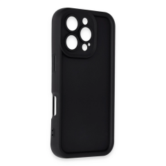 İphone 16 Pro Kılıf Viera Silikon - Siyah