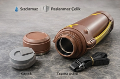 Mszm 2000 Ml Çift Katmanlı Vakumlu Paslanmaz Çelik Termos Alk4637