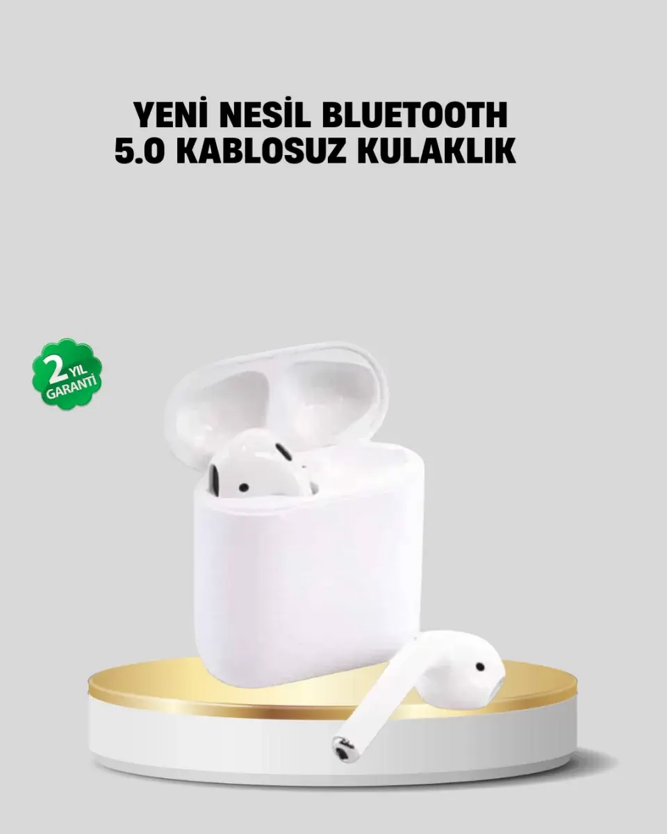 2. Nesil Bluetooth 5.0 Kablosuz Kulaklık Su Geçirmez Hd Ses