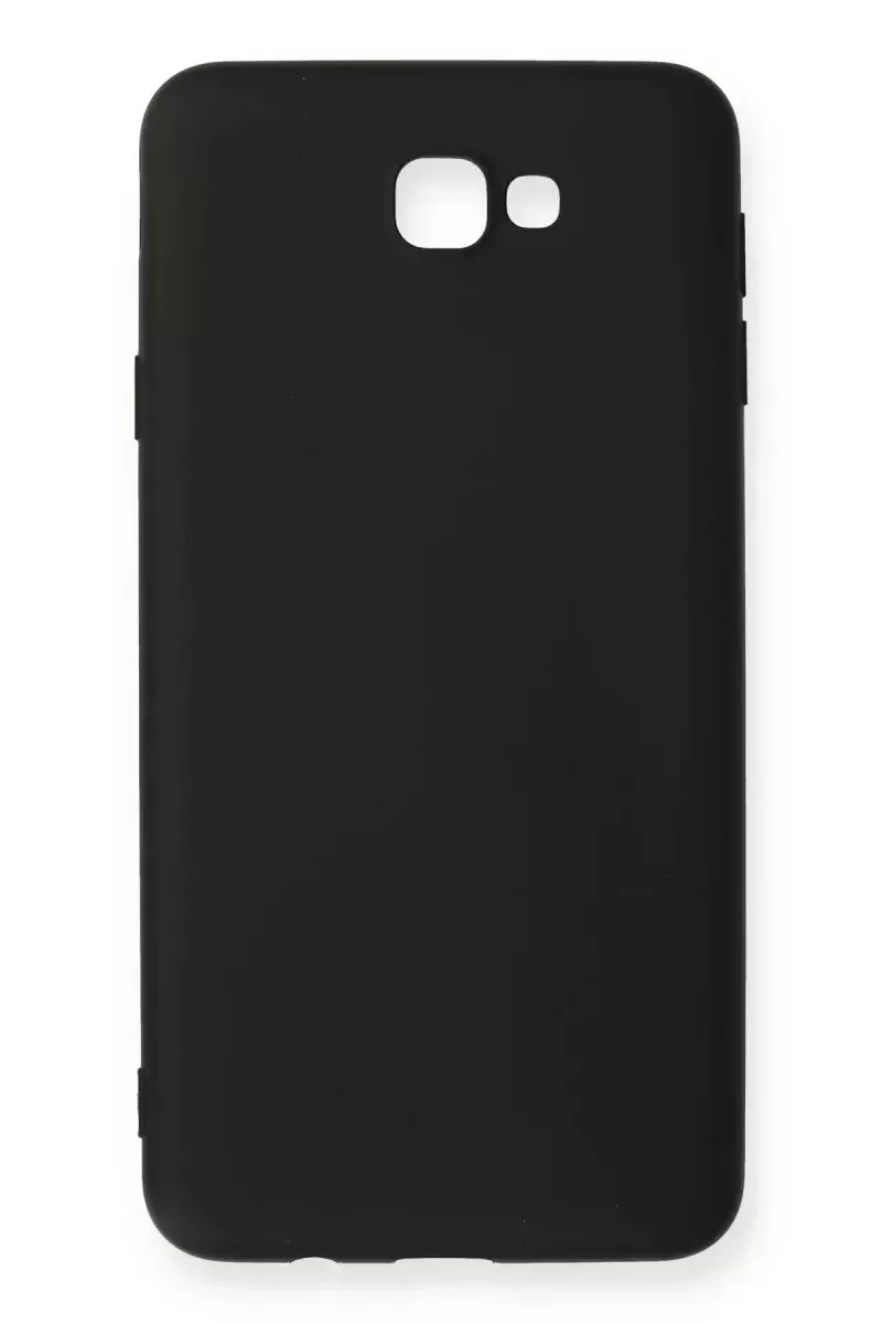 Newface Samsung Galaxy J7 Prime Kılıf Nano İçi Kadife Silikon - Siyah