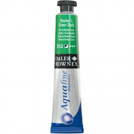 Aquafine Tüp Suluboya 8ml N:352 Hookers Green Dark