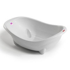OkBaby Laguna Banyo Küveti & Splash Bebek Duşu & Doğal Banyo Süngeri No.10 / Beyaz