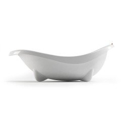 OkBaby Laguna Banyo Küveti & Splash Bebek Duşu & Doğal Banyo Süngeri No.10 / Beyaz
