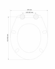 MEGA 3062 Okyanus Klozet Kapağı Beyaz