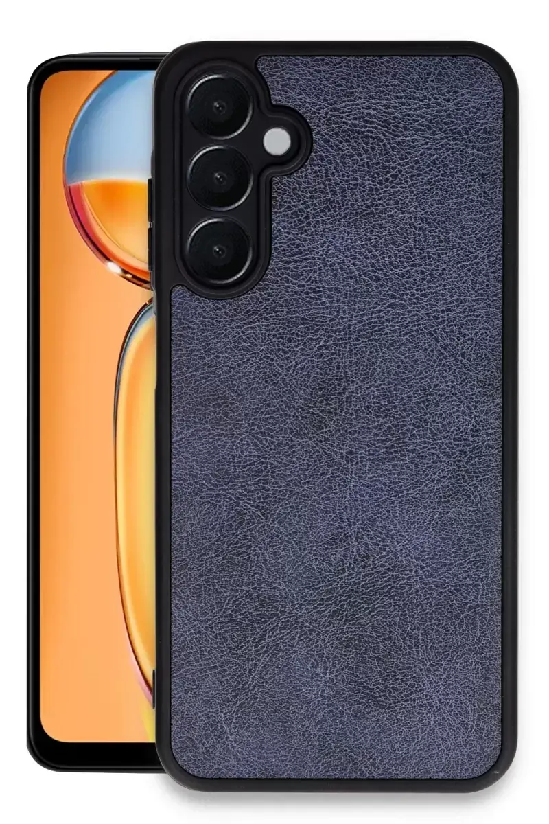 Newface Samsung Galaxy A15 4g Kılıf Aras Deri Kapak - Lacivert