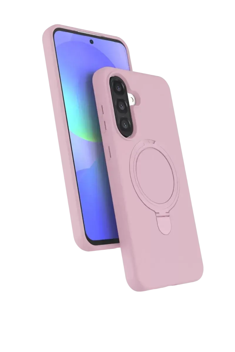 Newface Samsung Galaxy A26 Regal Magsafe Standlı Kapak - Açık Pembe