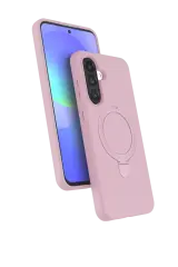 Newface Samsung Galaxy A26 Regal Magsafe Standlı Kapak - Açık Pembe