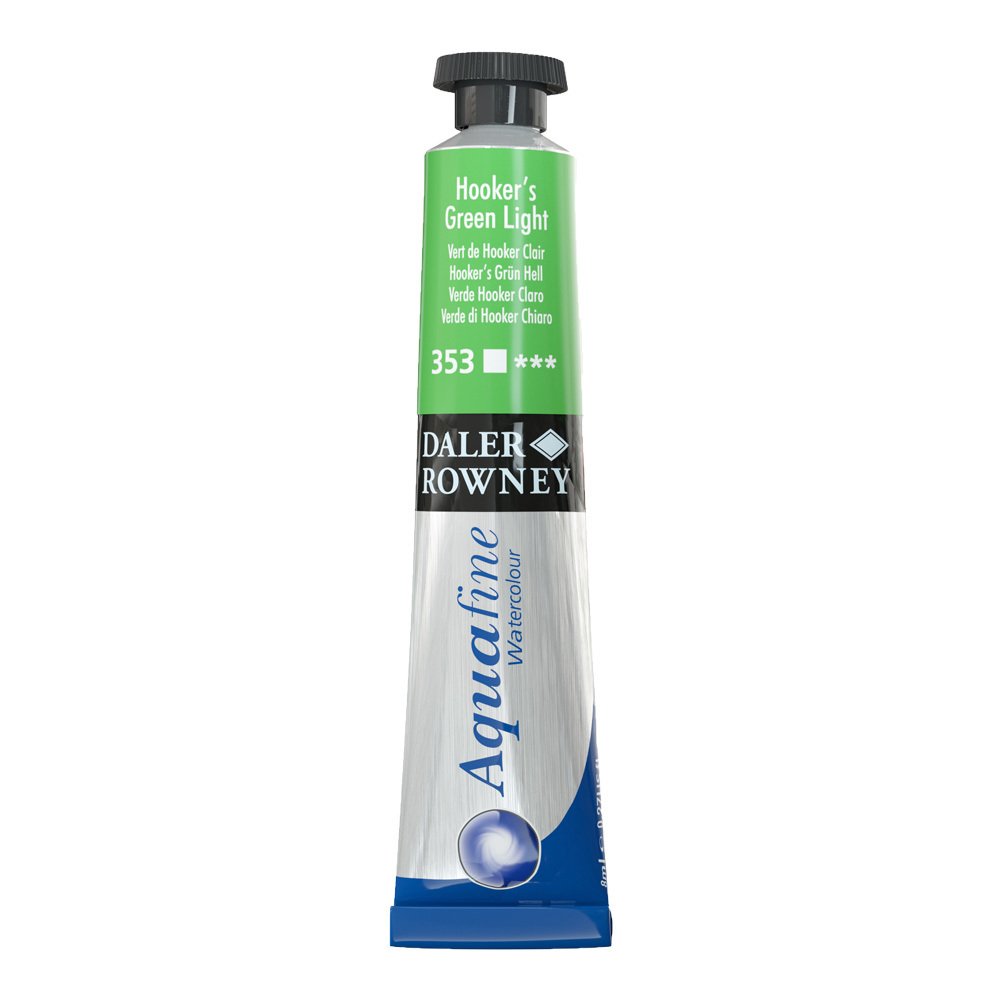 Aquafine Tüp Suluboya 8ml N:353 Hooker Green Light