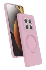 Newface Xiaomi Redmi Note 15 Pro 4g Regal Magsafe Standlı Kapak - Açık Pembe