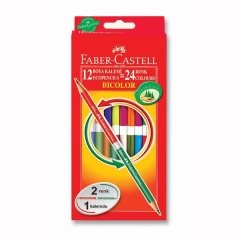 Bicolor Çift Taraflı Boya Kalemi 24 Renk