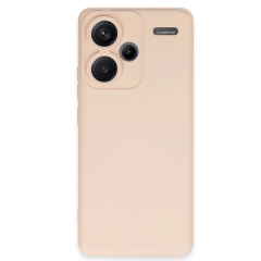 Xiaomi Redmi Note 13 Pro Plus Kılıf Nano İçi Kadife Silikon - Pudra