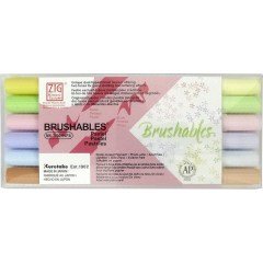 Brushables 6'lı Fırça Uçlu Kalem Seti Pastel Tonlar N:6VPA