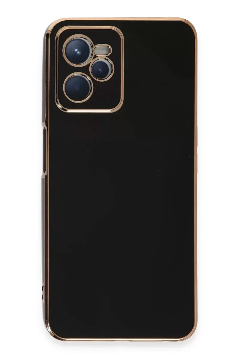 Newface Realme C35 Kılıf Volet Silikon - Siyah