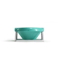 OkBaby Onda Slim Katlanır Bebek Küveti & Splash Bebek Duşu & Doğal Banyo Süngeri No.10 / Turkuaz