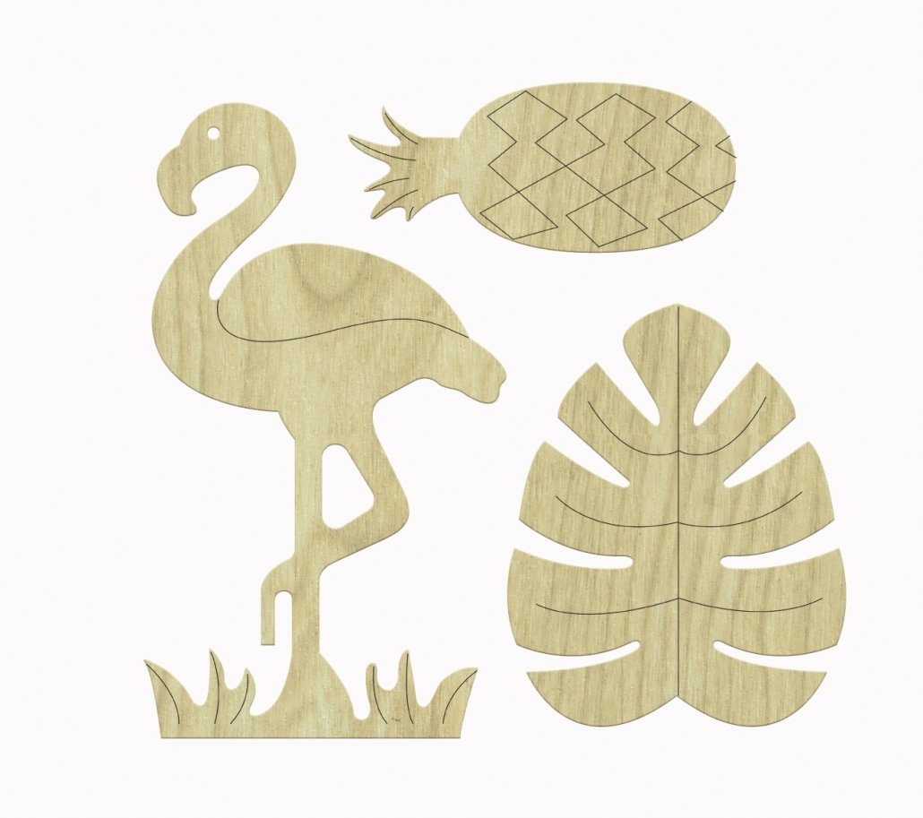 Ahşap Lazer Kesim - KD345