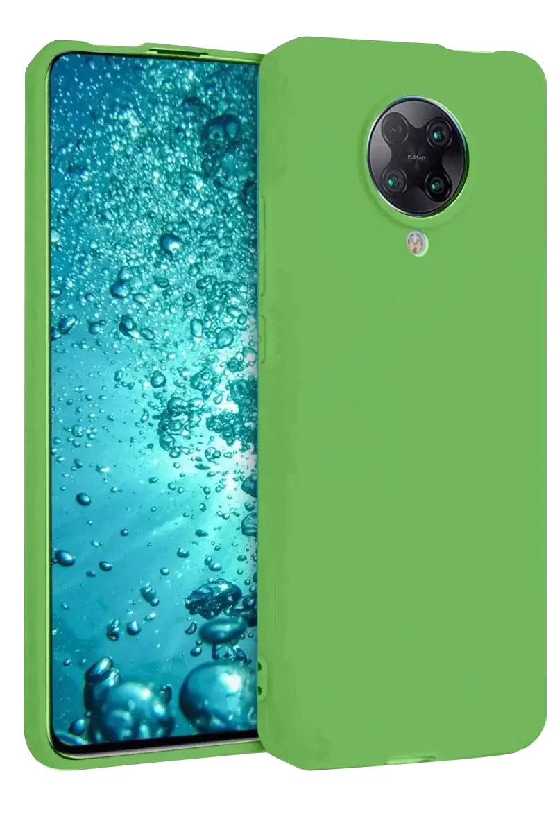 Newface Xiaomi Redmi K30 Pro Kılıf Nano İçi Kadife Silikon - Yeşil