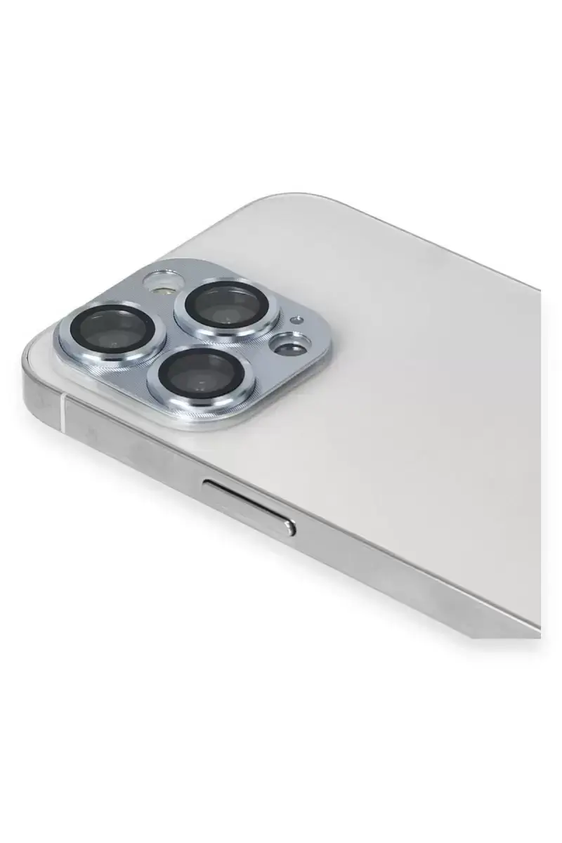 Newface İphone 13 Pro Max Pers Alüminyum Kamera Lens - Sierra Blue