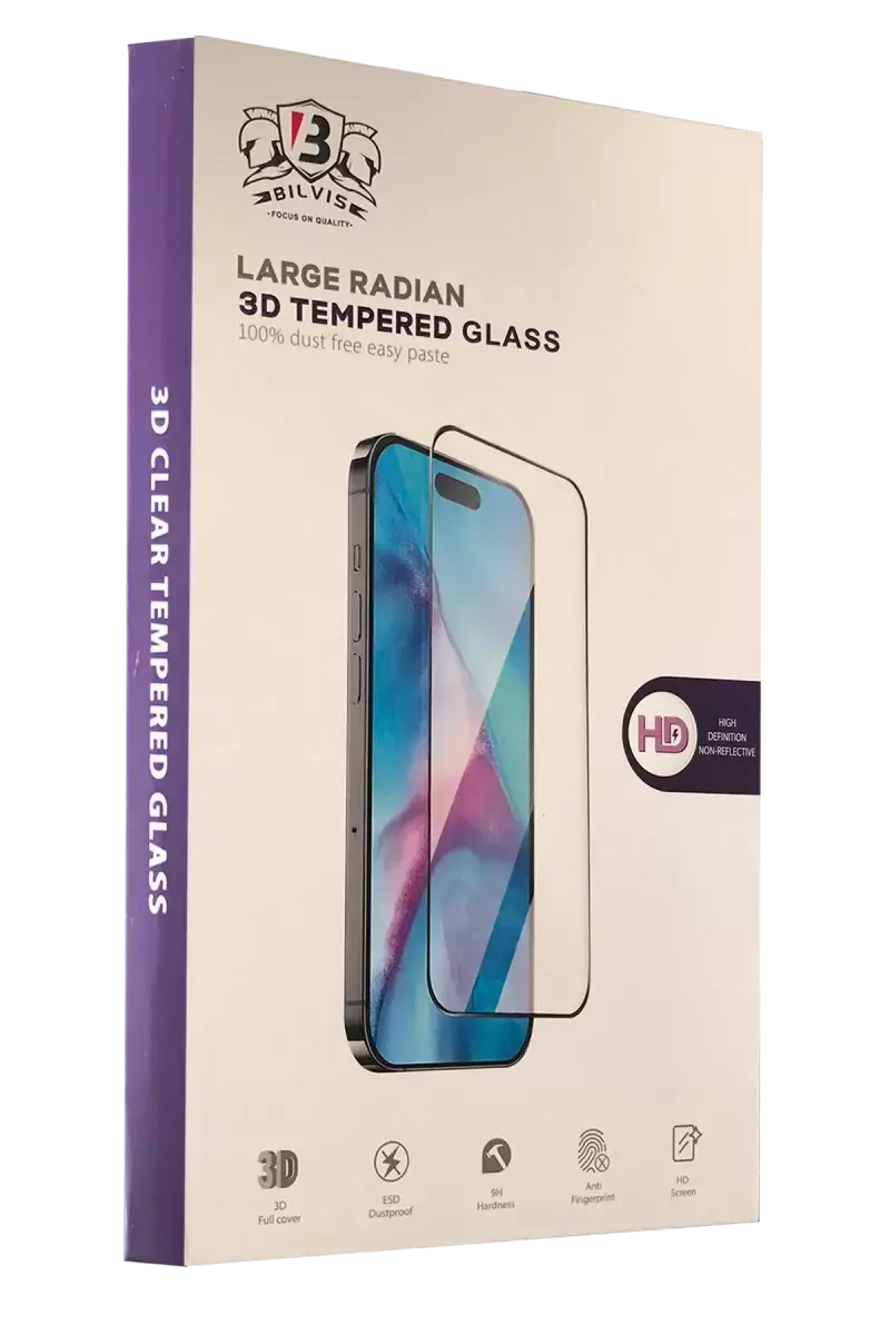 Newface Apple İphone 14 Pro Max Bilvis 3d Radian Cam Ekran Koruyucu