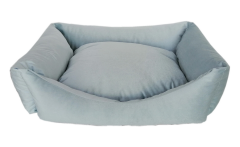 Markapet Tay Tüyü Yumuşak Köpek Yatağı LargeK 60*80 cm Turkuaz