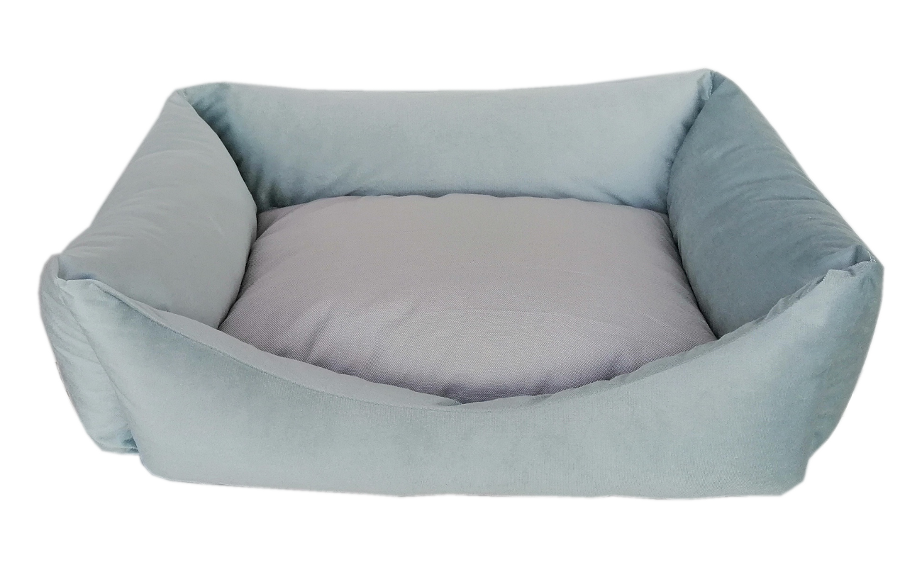 Markapet Tay Tüyü Yumuşak Köpek Yatağı LargeK 60*80 cm Turkuaz