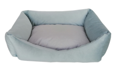 Markapet Tay Tüyü Yumuşak Köpek Yatağı LargeK 60*80 cm Turkuaz