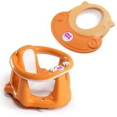 OkBaby Flipper Evol Banyo Oturağı & Hippo Banyo Siperliği / Turuncu