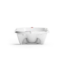 OkBaby Onda Banyo Küveti & Splash Bebek Duşu & Doğal Banyo Süngeri No.10 / Beyaz