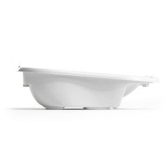 OkBaby Onda Banyo Küveti & Splash Bebek Duşu & Doğal Banyo Süngeri No.10 / Beyaz