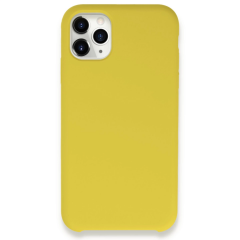 İphone 11 Pro Kılıf Lansman Legant Silikon - Sarı