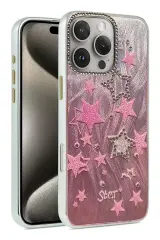 Newface İphone 16 Pro Max Kılıf Blade Aynalı Desenli Kapak - Desen 7