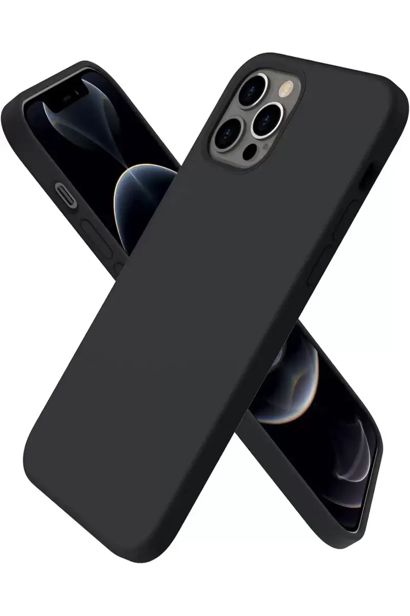 Newface Apple İphone 12 Pro Kılıf First Silikon - Siyah