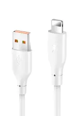 Konfulon Dc64 Usb To Lightning 1m 3.0a Hızlı Şarj Kablo - Beyaz