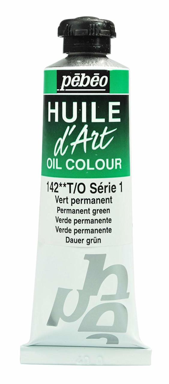 Huile Dart Yağlıboya - 37ml - Permanent Green - S1 - 142