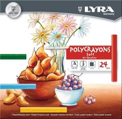Polycrayons  Toz Pastel 24'lü Kutu