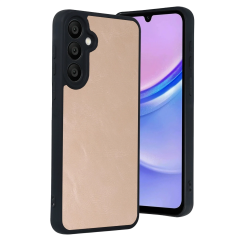 Samsung Galaxy A57 5g Aras Deri Kapak - Pudra