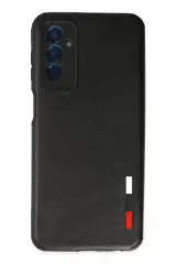 Newface Samsung Galaxy M13 Kılıf Loop Deri Silikon - Siyah