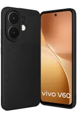 Newface Vivo V60 5g Auto Focus Karbon Kapak - Siyah
