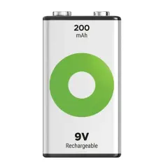Gp Batteries Recyko 200 Mah 9v Boy Ni-mh Şarjlı Pil Tekli Paket