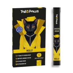 Tail & Paws MOLLY Tavuklu Şekersiz Krema Kedi Ödül Maması 15gr (5'li)