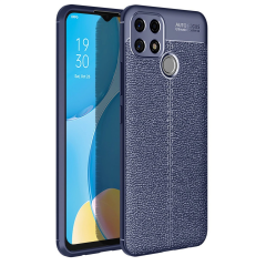 Oppo A15 Kılıf Auto Focus Kapak - Lacivert