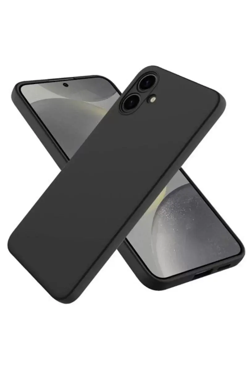 Newface Samsung Galaxy A06 Kılıf First Silikon - Siyah