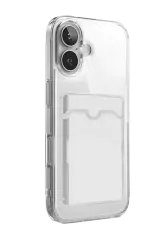 Newface Apple İphone 17 Kart Şeffaf Silikon - Şeffaf